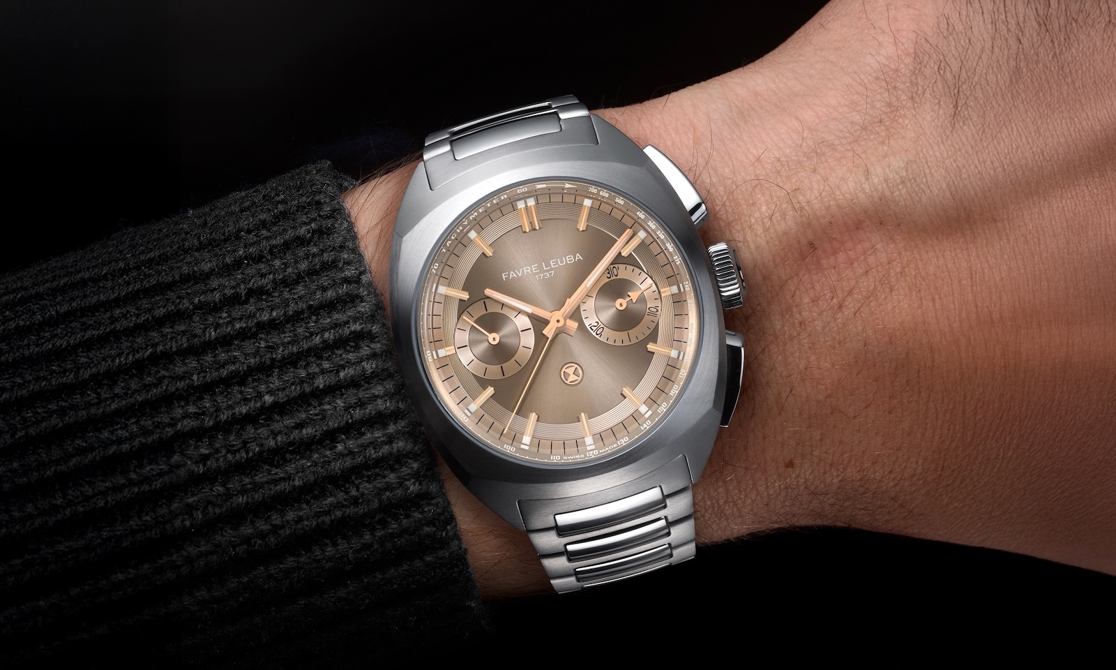 Favre Leuba Chief Chronograph - dune dial