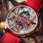 Jaquet Droz Tourbillon Skelet Red Gold Dragon Mask
