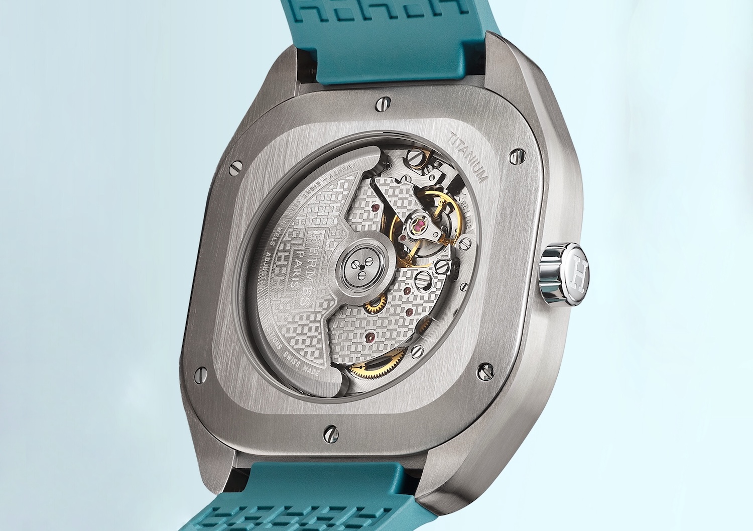 Hermes H08 titanium - caseback