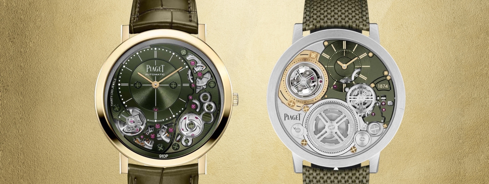 Piaget Altiplano Khaki Green; dos verdes de élite