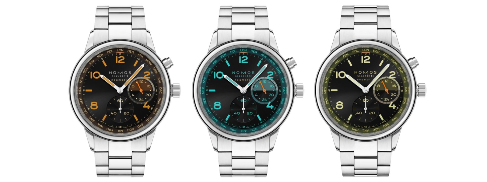 Nomos Club Sport Neomatik Worldtimer Night Navigation Series