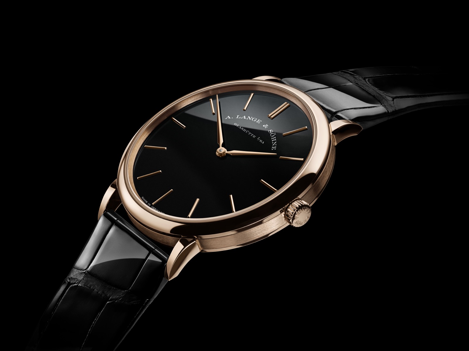A. Lange & Söhne Saxonia Thin Onyx-005