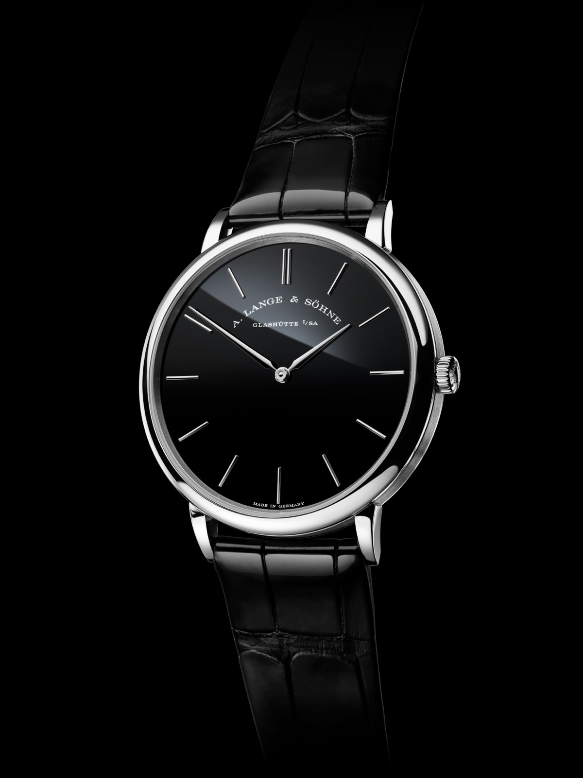 A. Lange & Söhne Saxonia Thin Onyx-009