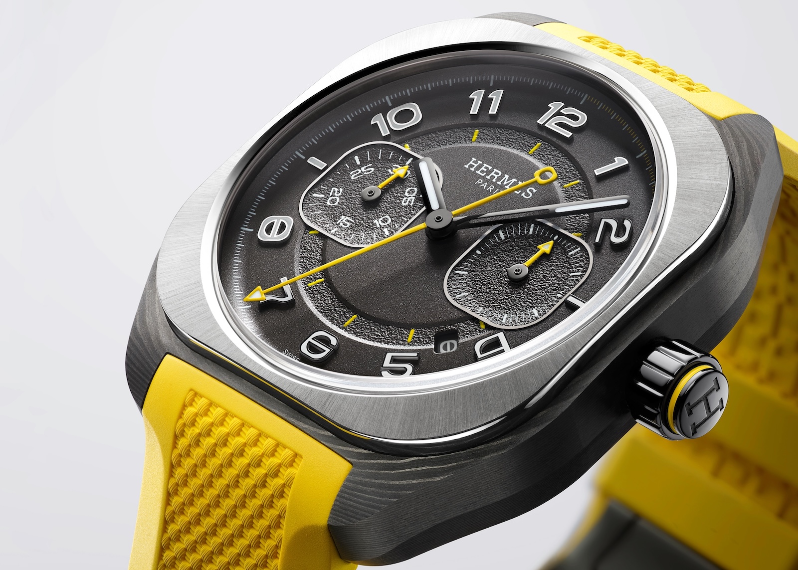 Hermes H08 Chronograph - case-dial