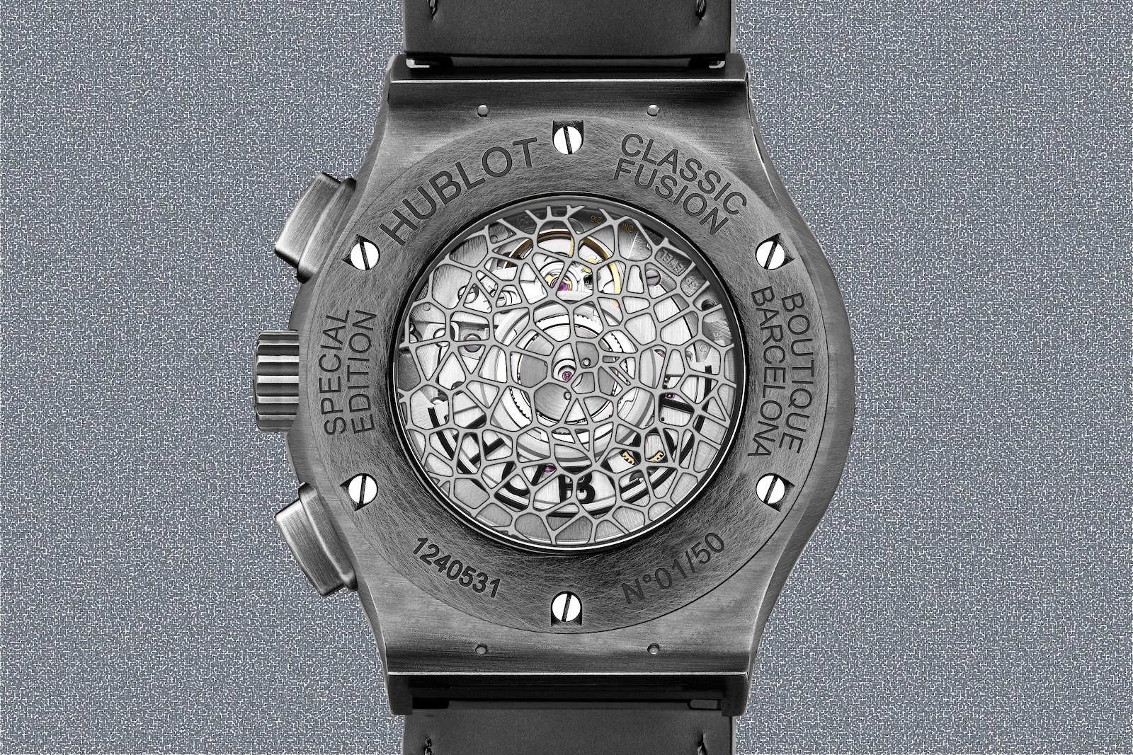 Hublot Classic Fusion Chronograph Barcelona Boutique - caseback