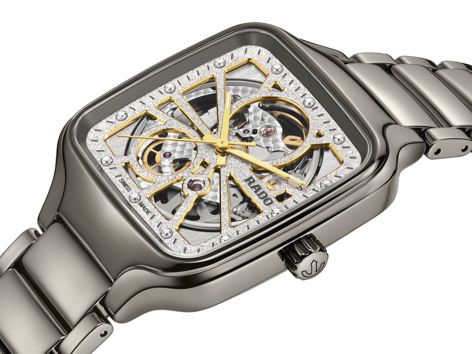 Rado True Square Open Heart diamantes-007