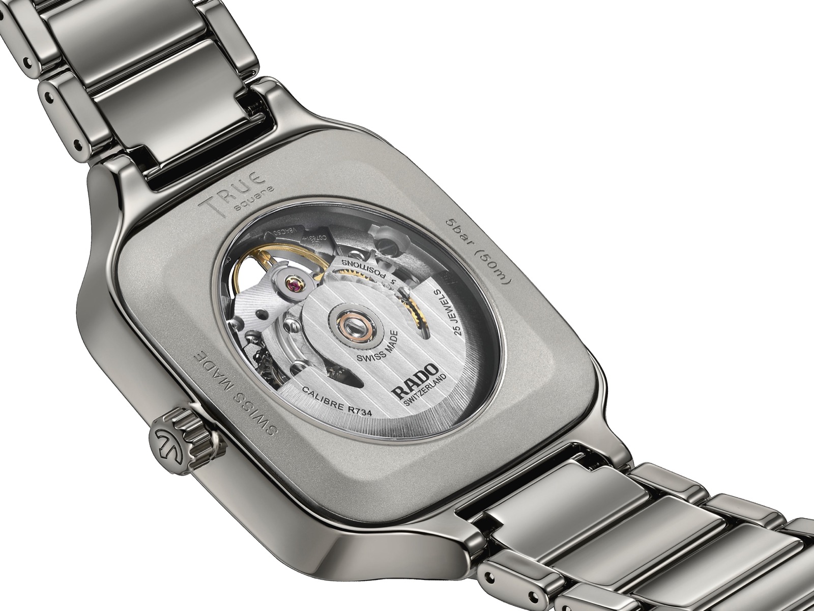 Rado True Square Open Heart diamantes-008