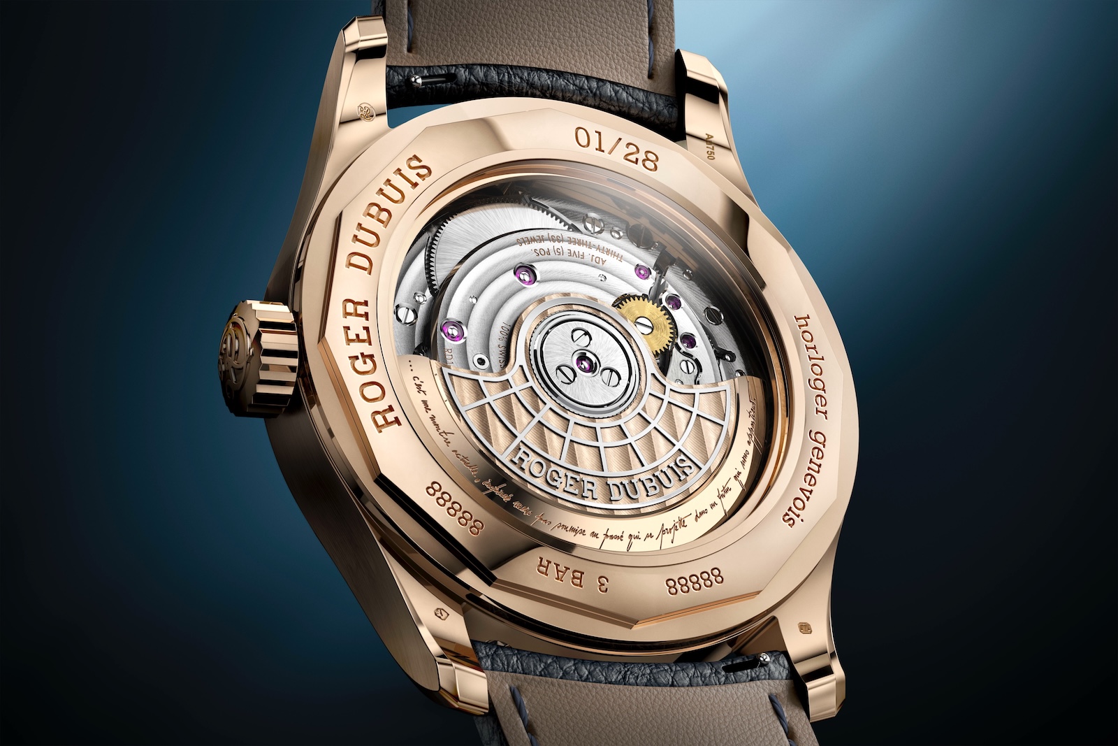 Roger Dubuis Hommage La Placide - caseback