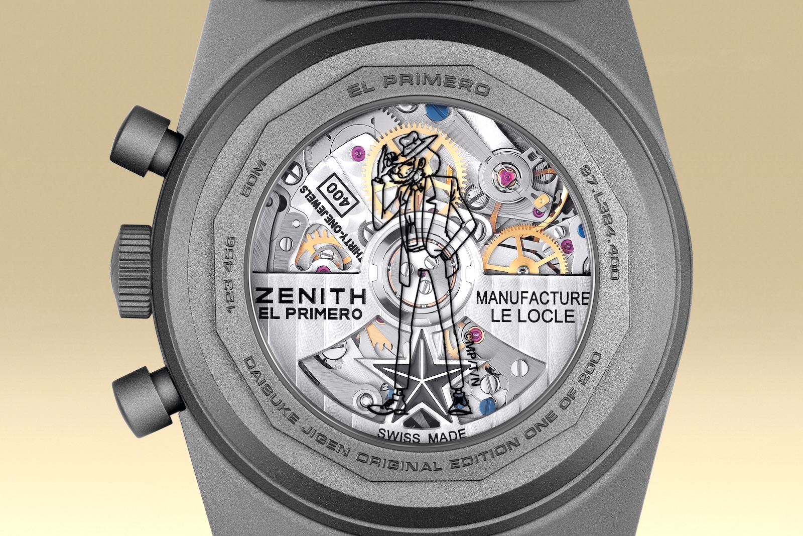 Zenith Chronomaster Revival Daisuke Jigen Edition - caseback v2