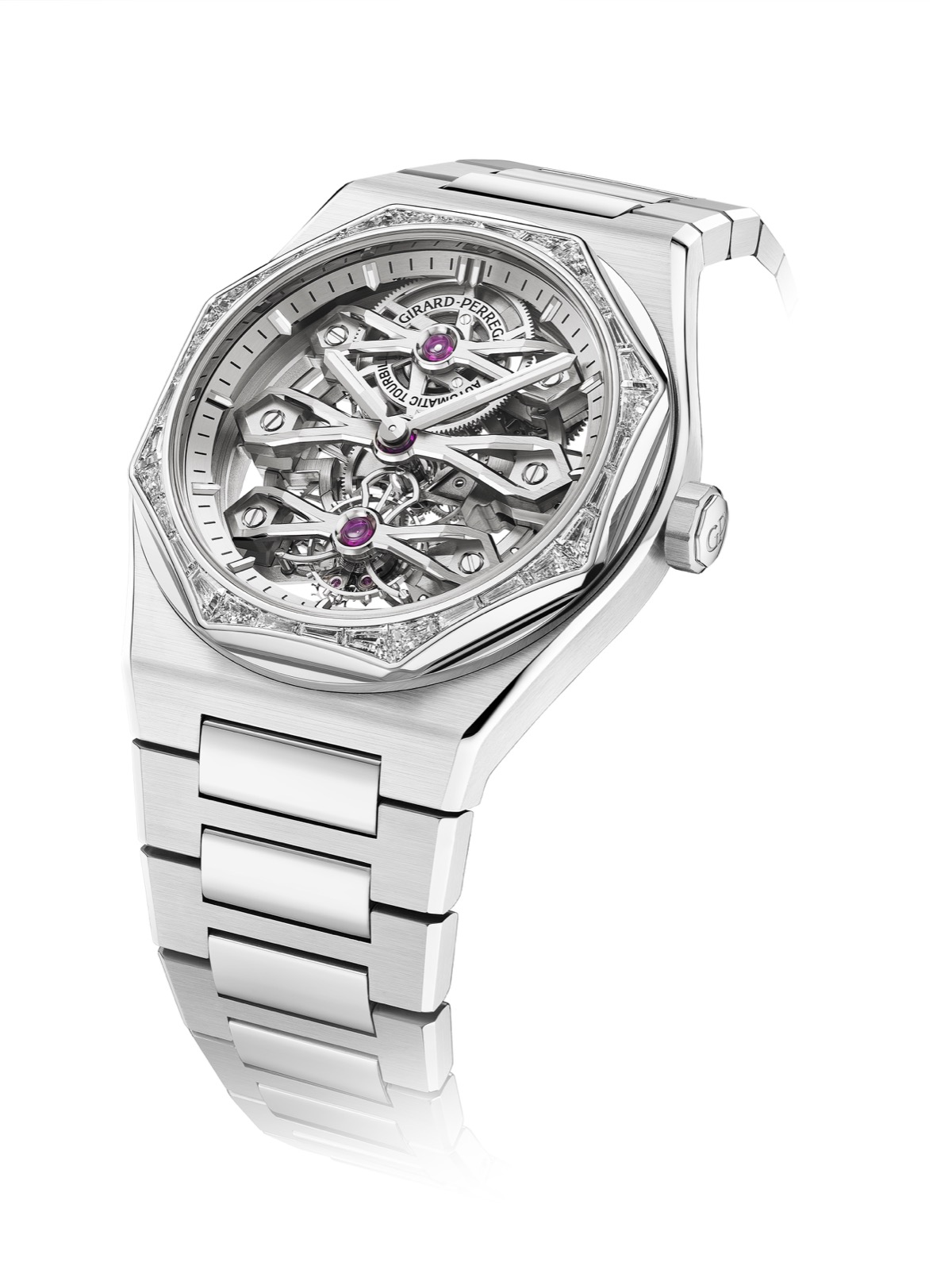 Girard-Perregaux Laureato Three Gold Bridges Diamonds_03