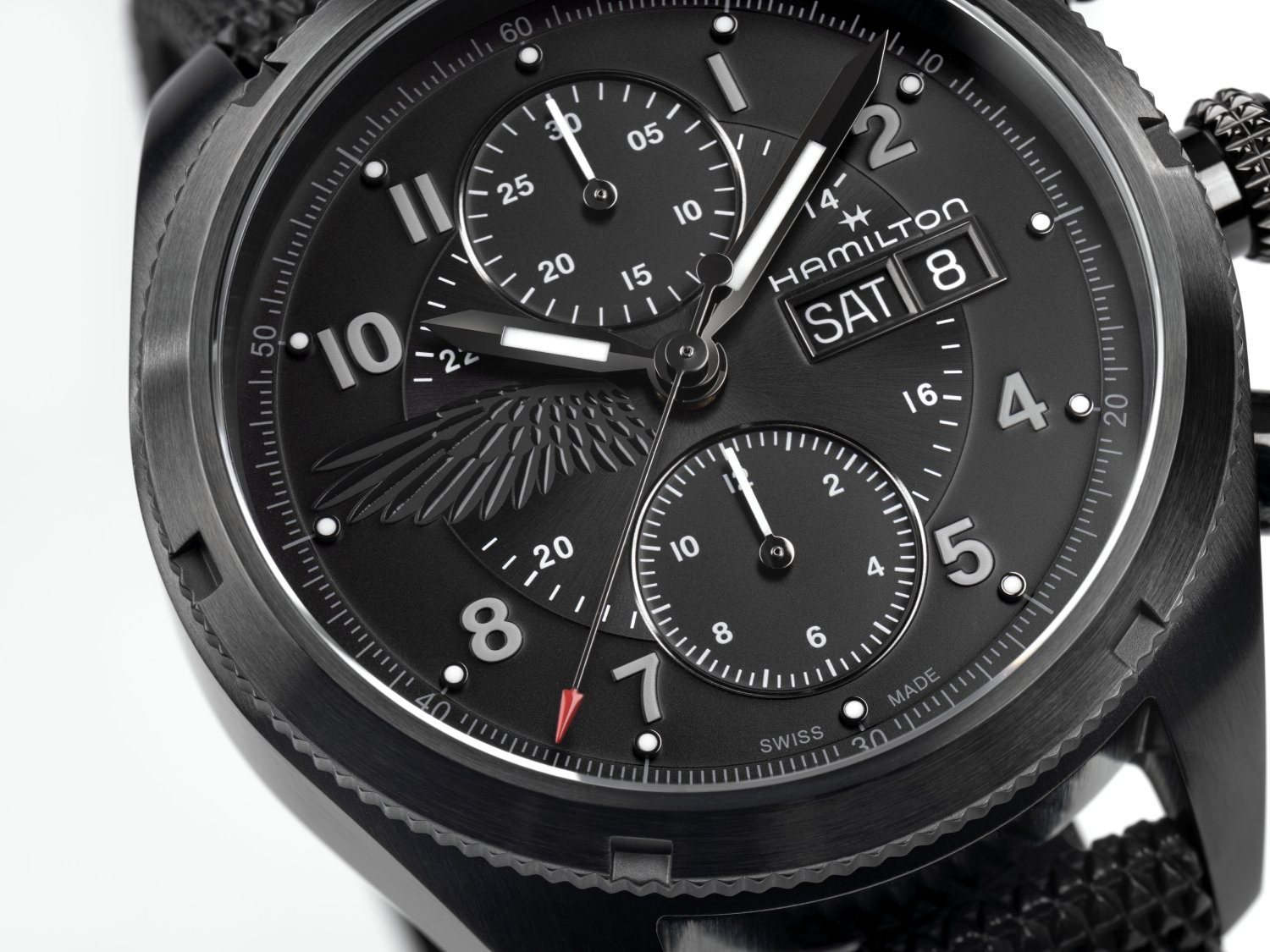 Hamilton Khaki Field Auto Chrono Resident Evil Requiem_H71636330_Detail 1