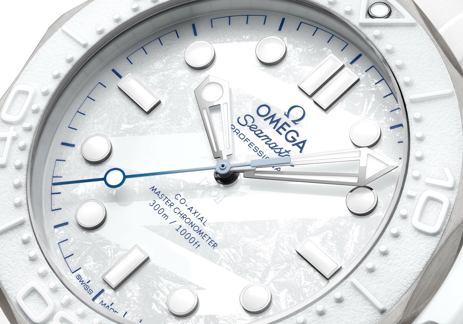 Omega Seamaster Diver 300M Milano Cortina - dial