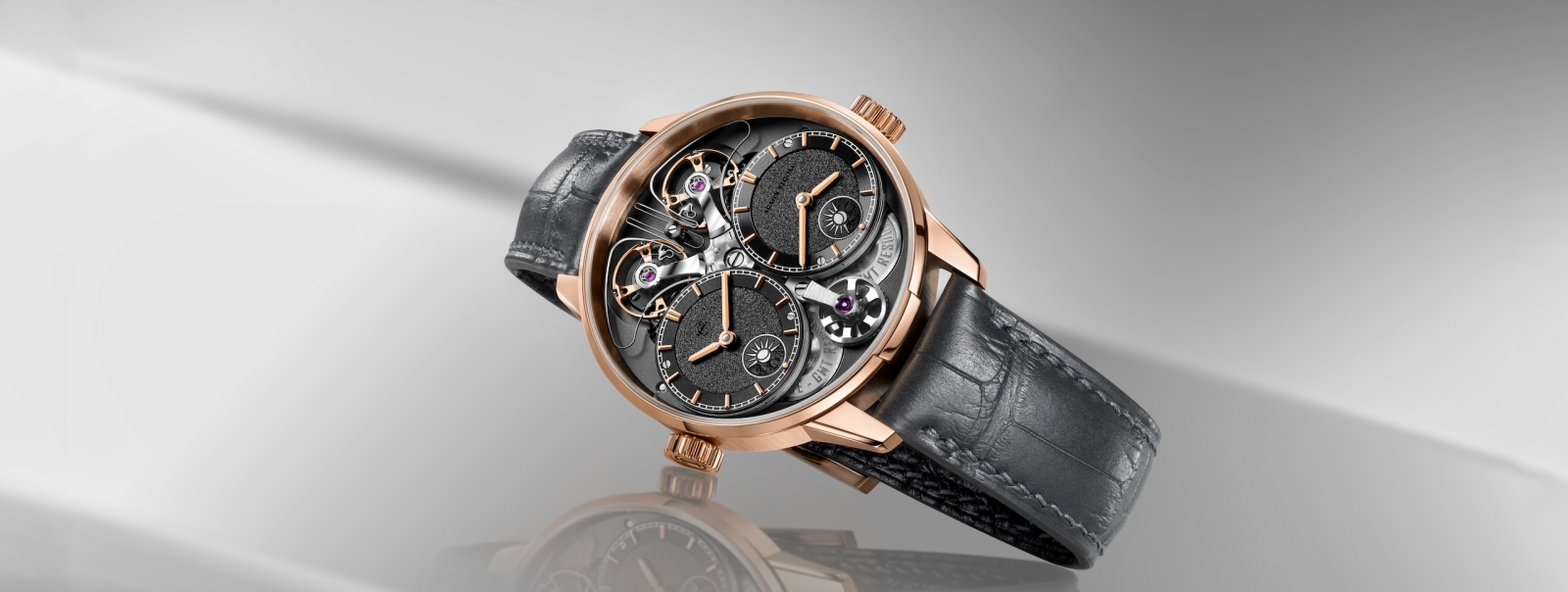 Armin Strom Dual Time GMT Resonance Rose Gold