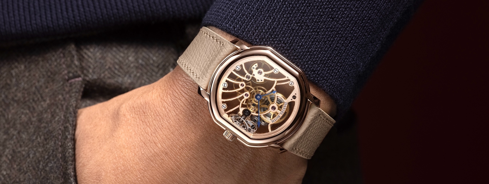 Daniel Roth Extra Plat Rose Gold Skeleton