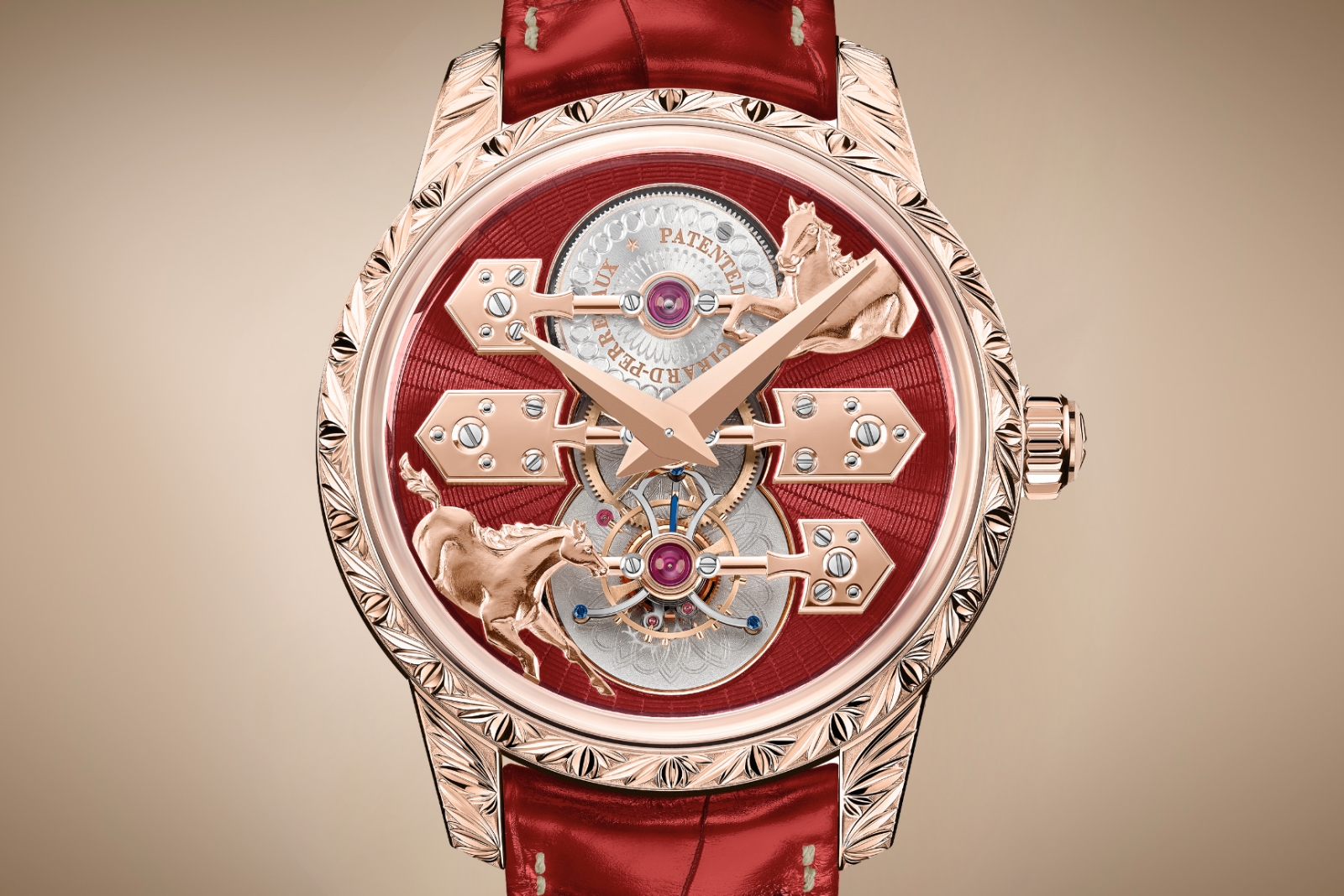 Girard-Perregaux La Esmeralda Tourbillon A Secret Eternity Edition - front