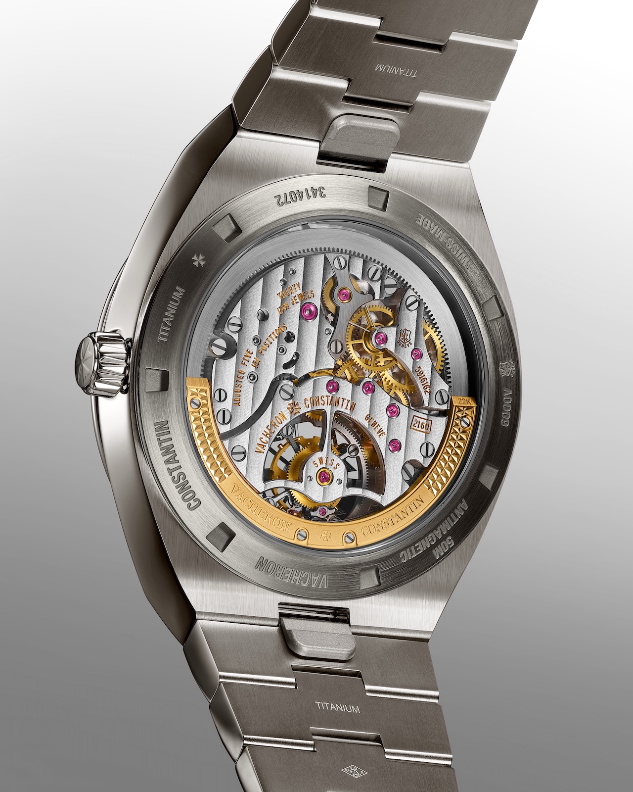 Vacheron Constantin Overseas Tourbillon Titanium Red - caseback