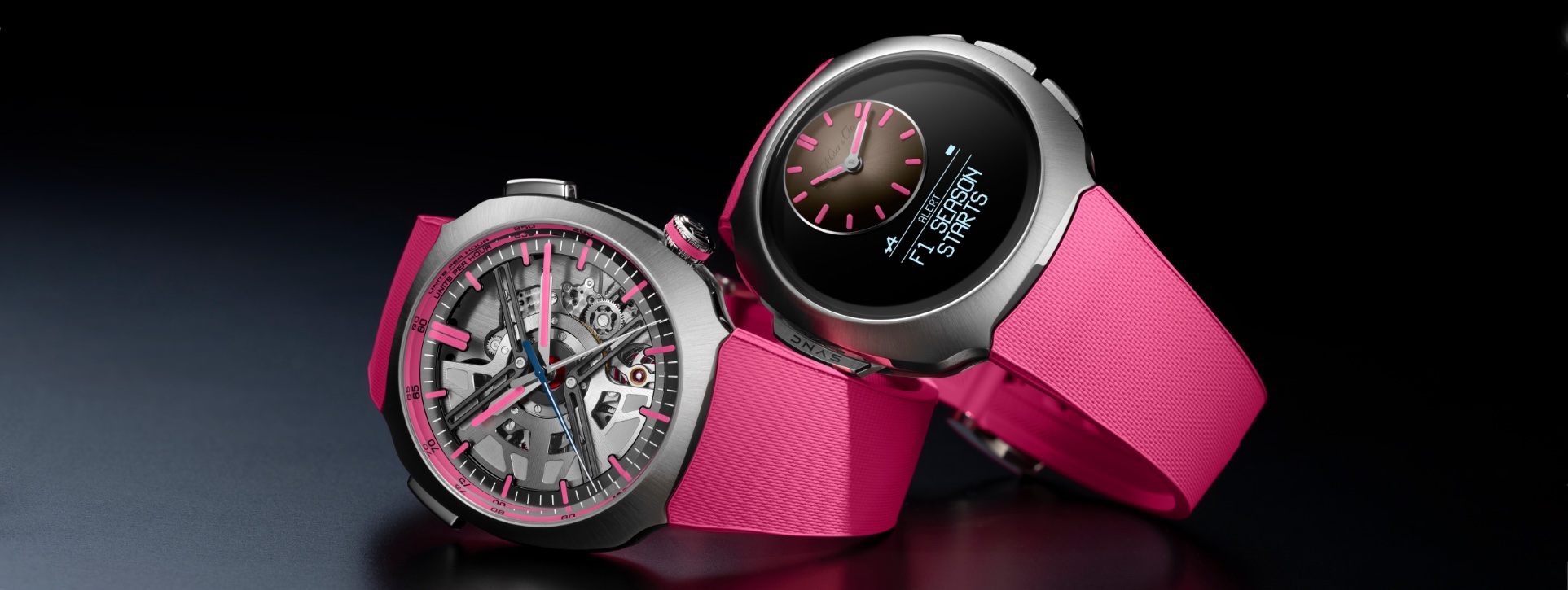 H. Moser & Cie. Streamliner Alpine Drivers & Mechanics Pink Edition-06