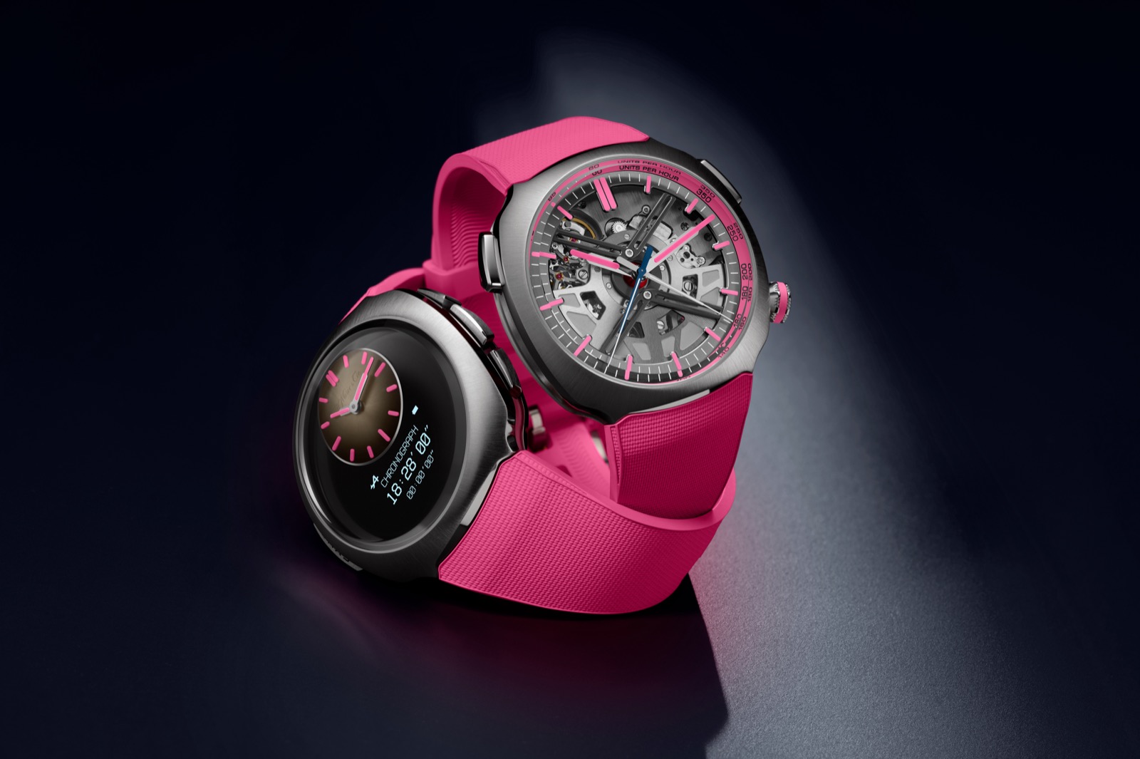 H. Moser & Cie. Streamliner Alpine Drivers & Mechanics Pink Edition-07