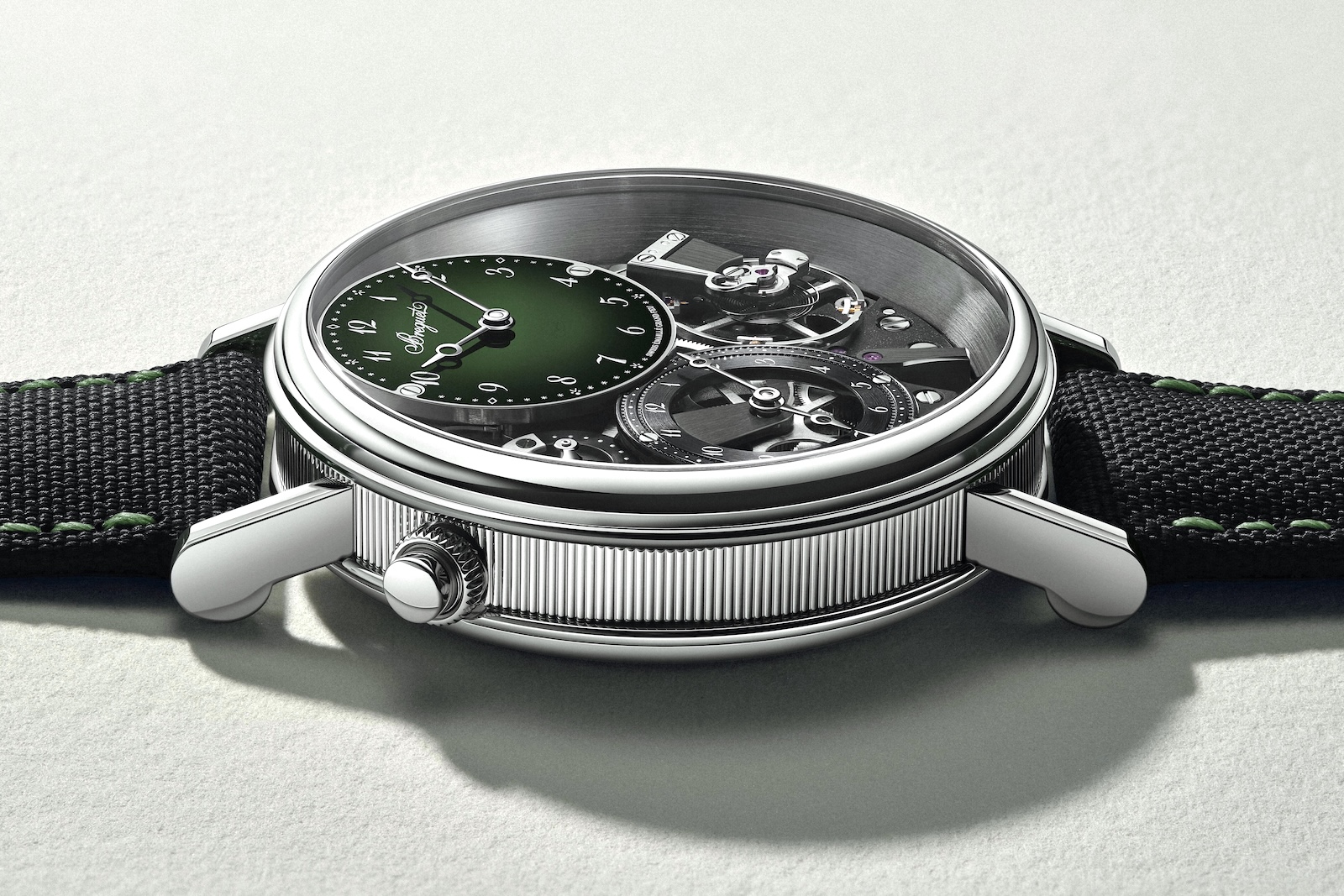 Breguet Tradition GMT 7067P green - case