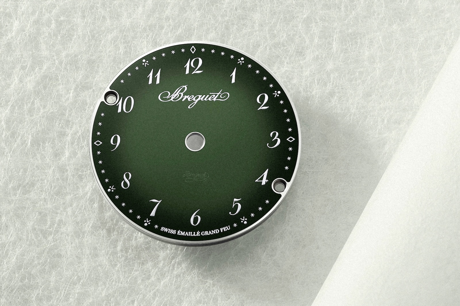 Breguet Tradition GMT 7067P green - dial