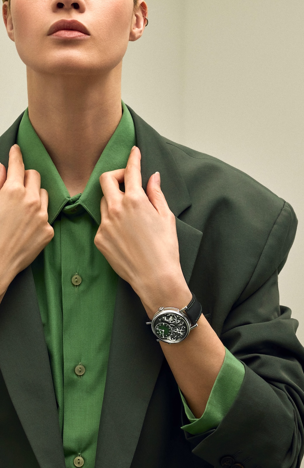 Breguet Tradition GMT 7067P green - lifestyle