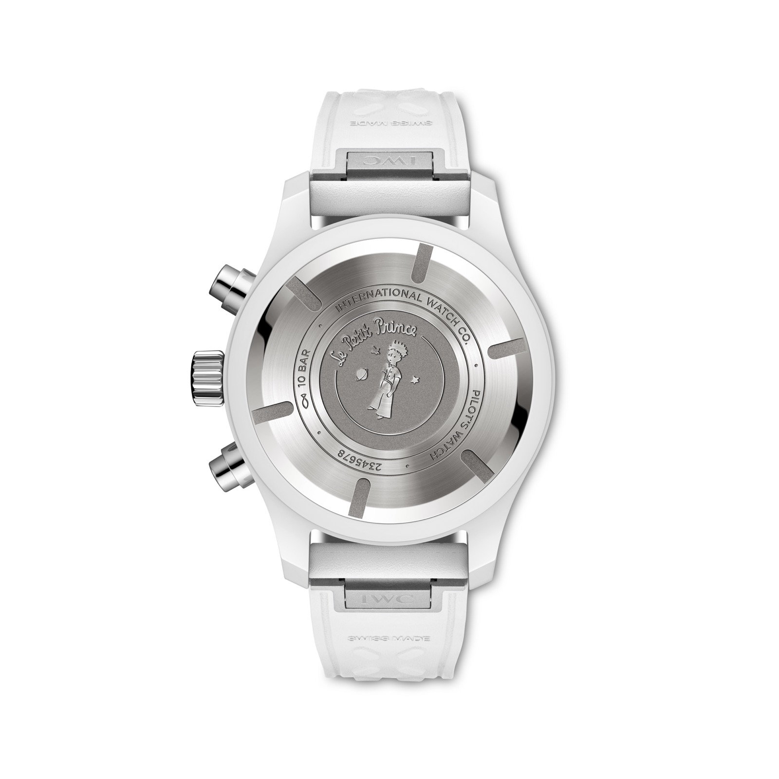 IWC Reloj de Aviador Cronógrafo Le Petit Prince cerámica blanca_02