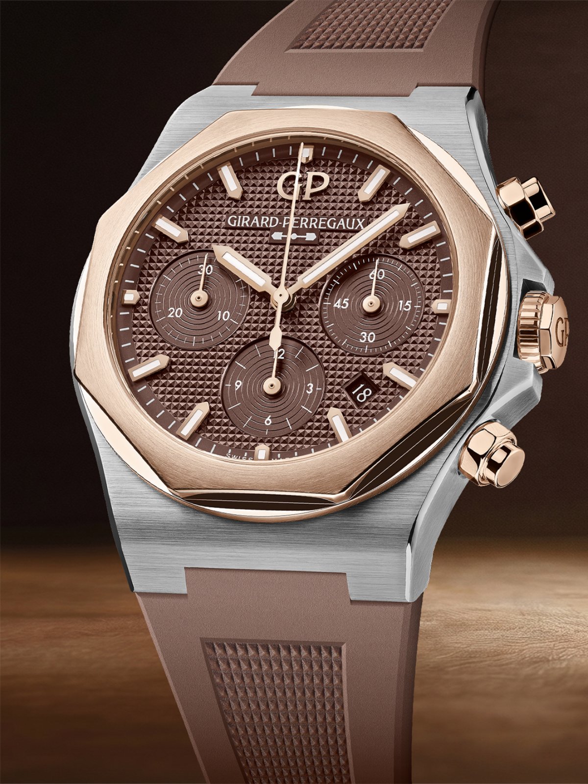 Girard-Perregaux Laureato Chronograph 42mm bicolor_04
