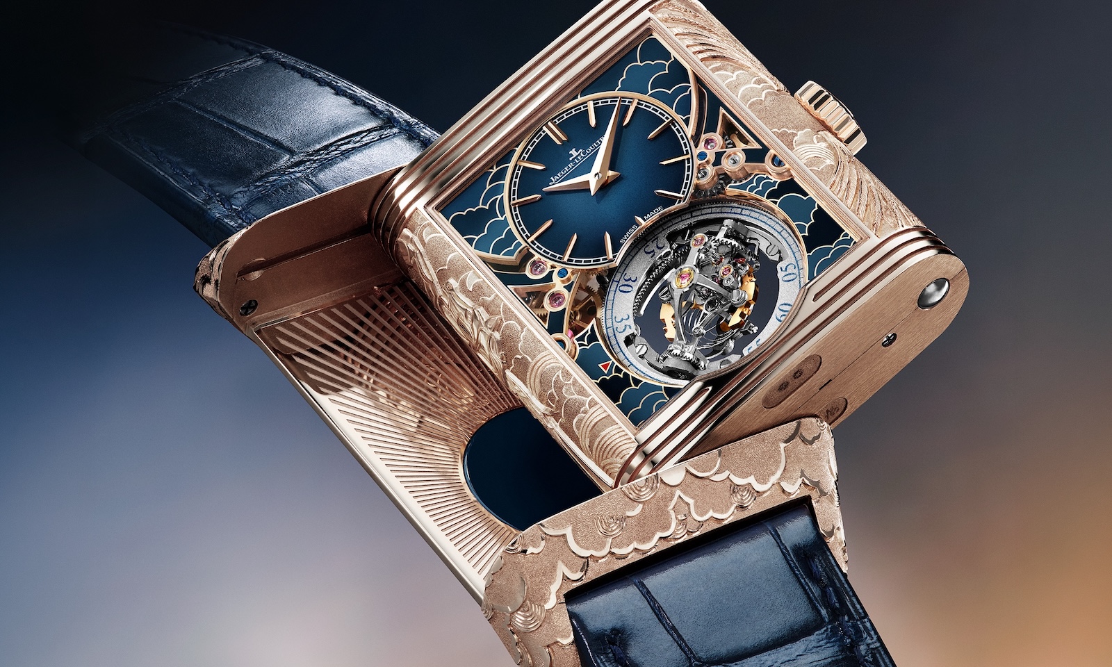 Jaeger-LeCoultre Reverso Hybris Artistica Calibre 179 - open