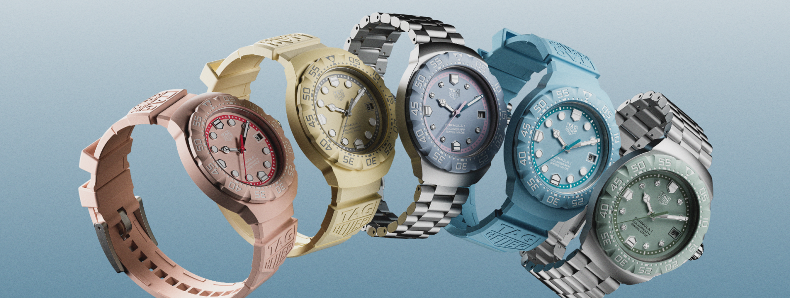 TAG Heuer Formula 1 Solargraph, en colores pastel
