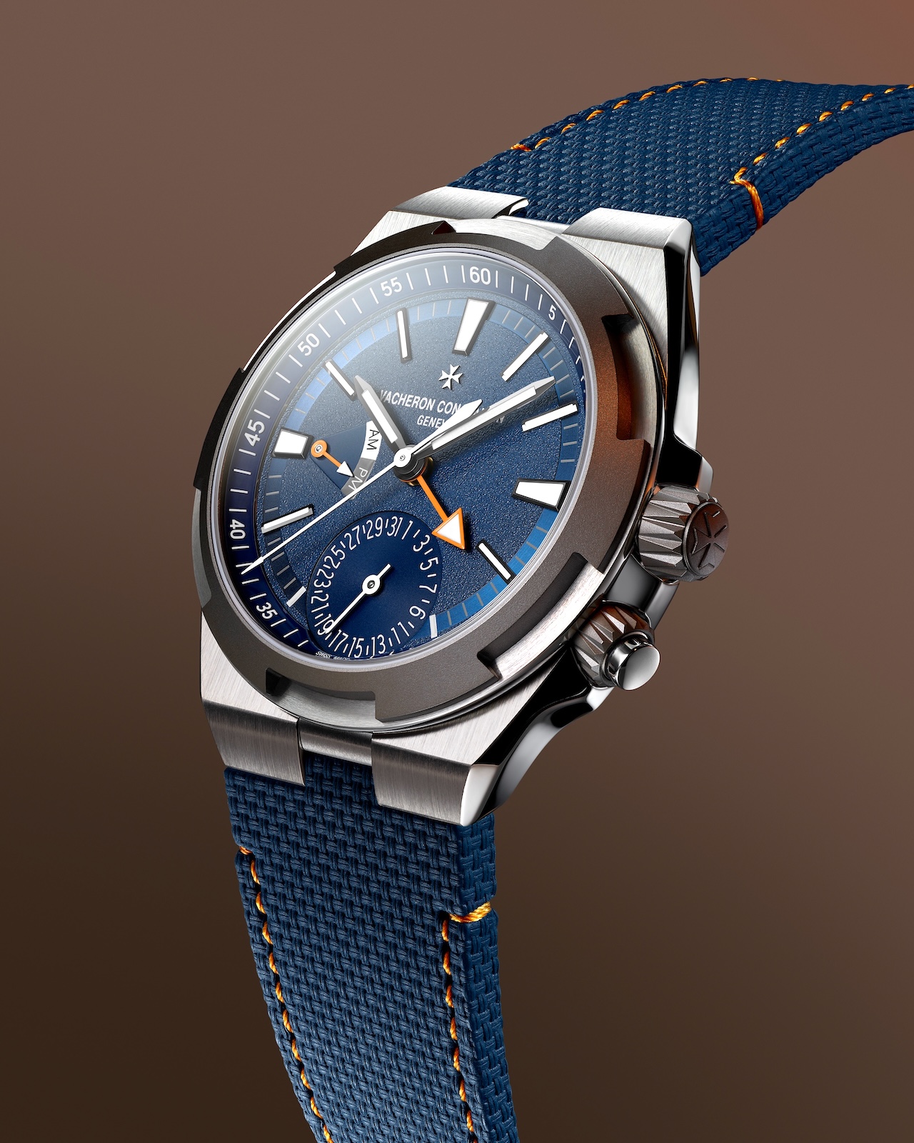 Vacheron Constantin Overseas Dual Time Cardinal Points - case blue