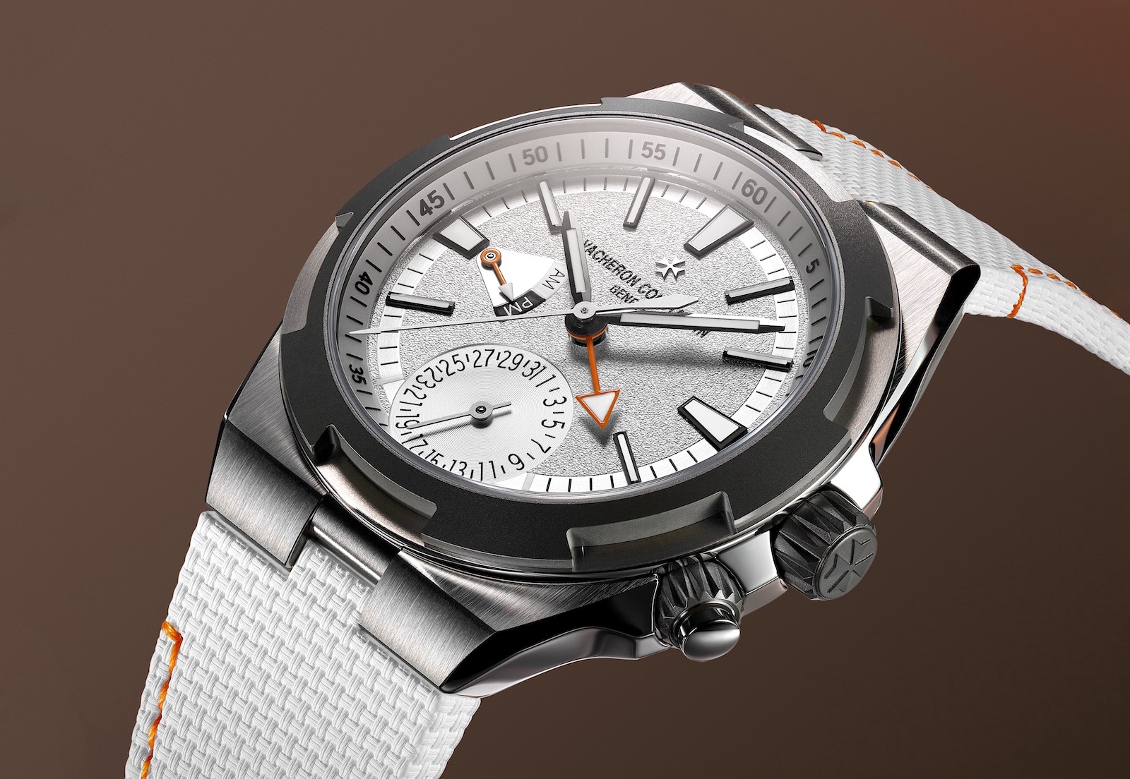 Vacheron Constantin Overseas Dual Time Cardinal Points - silver