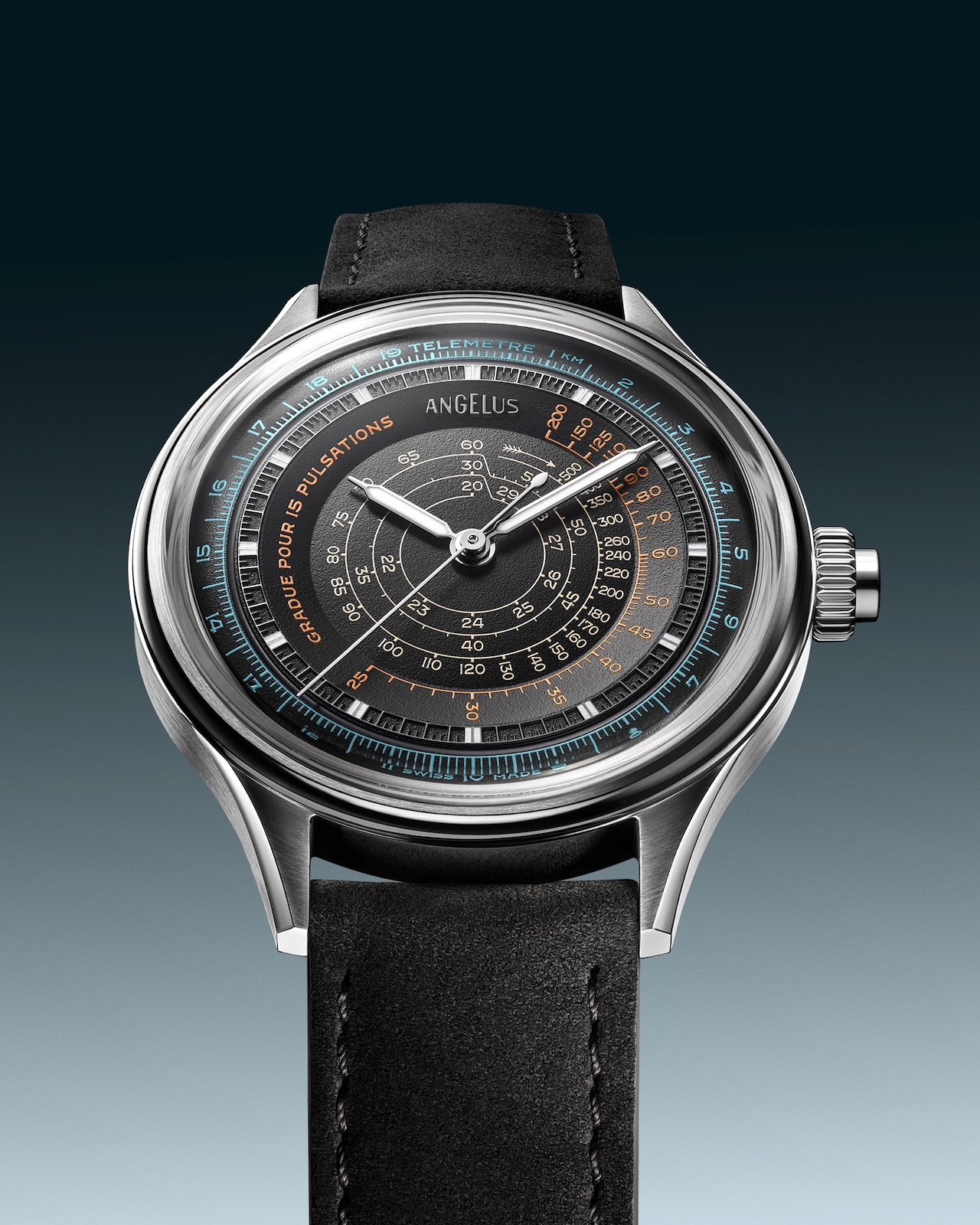 Angelus Instrument de Mesures Triple Scale - black front