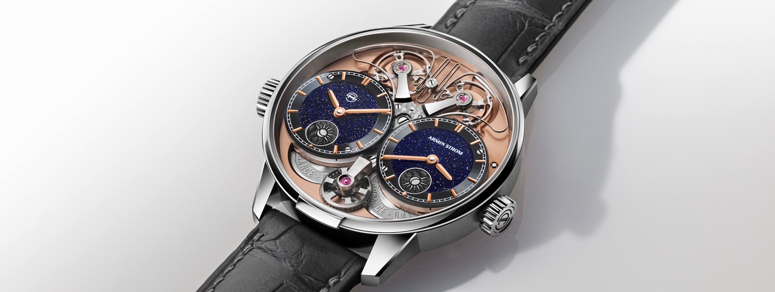 Armin Strom Dual Time GMT Resonance Aventurine - cover