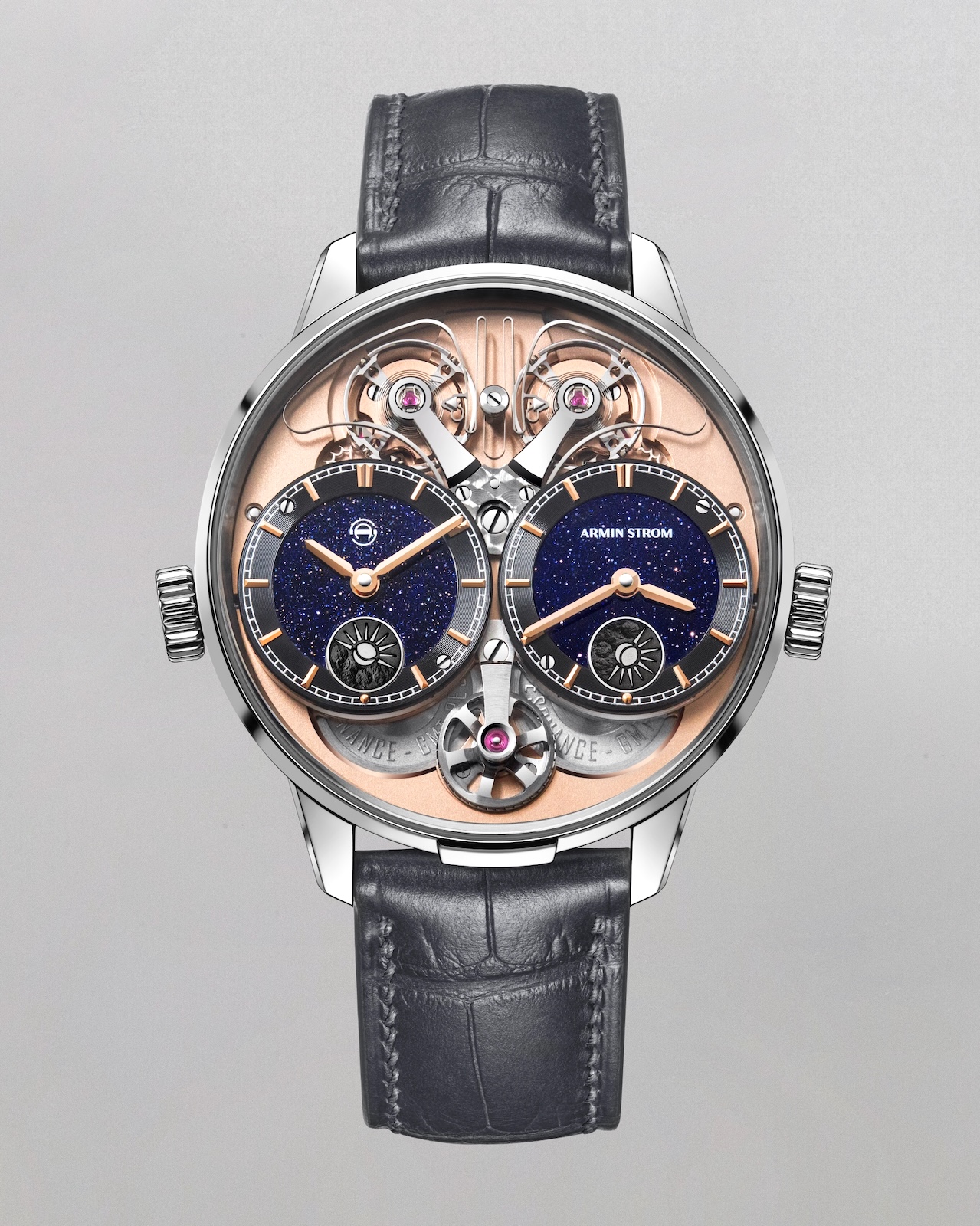 Armin Strom Dual Time GMT Resonance Aventurine - front