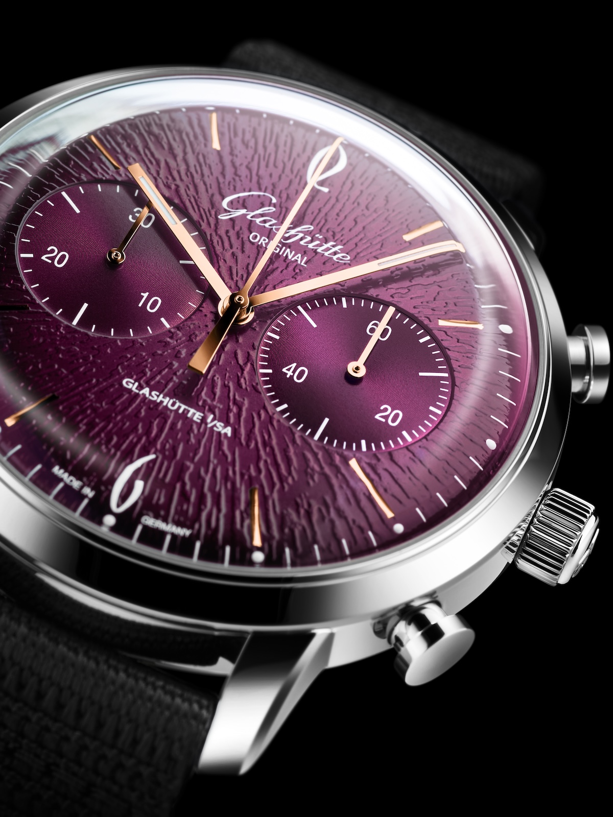 Glashutte Original Sixties Chronograph Annual Edition 2026 - dial 01