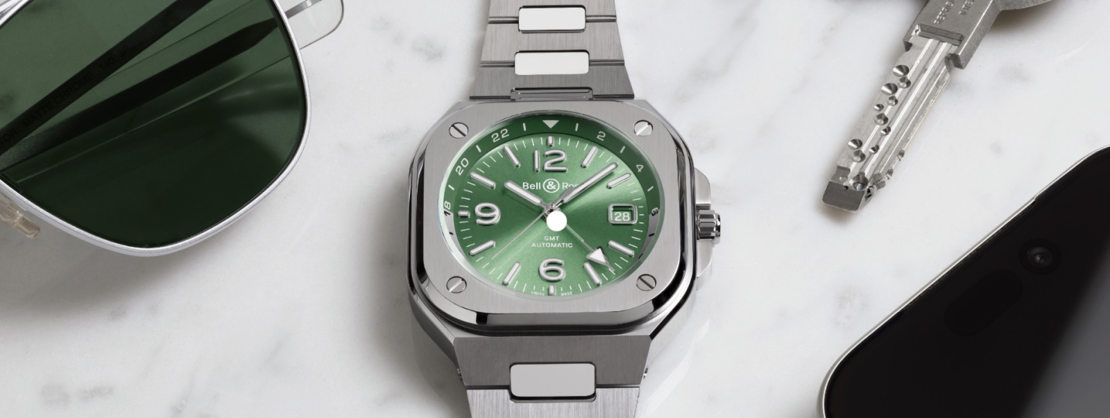 Bell & Ross BR-05 GMT verde salvia