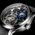 H. Moser & Cie. Endeavour Minute Repeater Cylindrical Tourbillon Skeleton Cosmic Rain